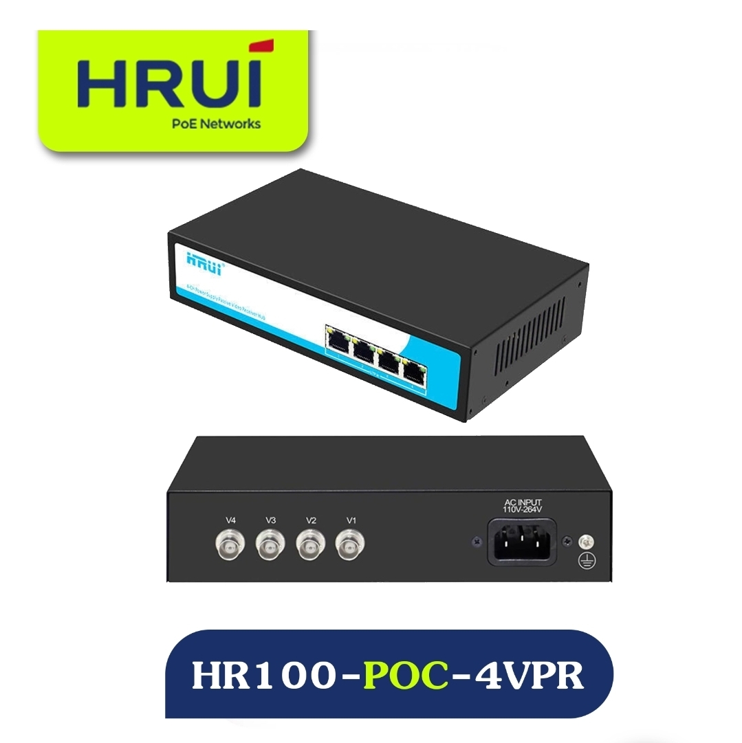 دستگاه PVR HRUI مدل HR100-POC-4VPR دستگاه PVR HRUI مدل HR100-POC-4VPR - تصویر 1