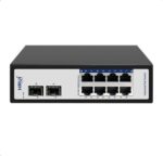 سوئیچ شبکه صنعتی POE HURI مدل HR500-AFG-82S