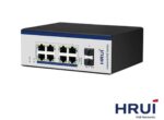 سوئیچ شبکه صنعتی POE HURI مدل  HR600-AFGM-82S