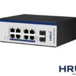 سوئیچ شبکه صنعتی POE HURI مدل  HR600-AFGM-82S