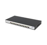 سوئیچ شبکه مدیریتی POE HRUI مدل  HR-SWTG3C12F - تصویر 2