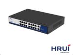 سوئیچ ۱۶ پورت PoE HRUI مدل HR902-AF-162G-300 - تصویر 2