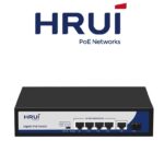 سوئیچ ۴پورت PoE HRUI مدل HR900-AFG-411NS-120