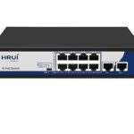 سوئیچ ۸پورت PoE HRUI مدل  HR900-AF-82N