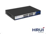 سوئیچ16 پورت PoE HRUI مدل HR900-AFG-1622S-300 - تصویر 3
